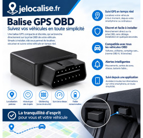 Tracker GPS OBD pour géolocaliser des véhicules par internet