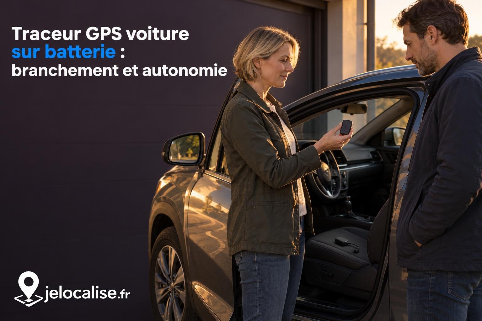 Traceur GPS voiture sur batterie : branchement et autonomie