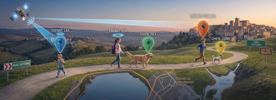 GEOLOCALISER DES PERSONNES ET ANIMAUX